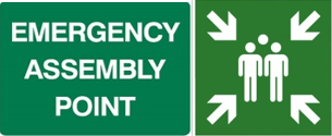 IW4 - Examples of emergency assembly signs image