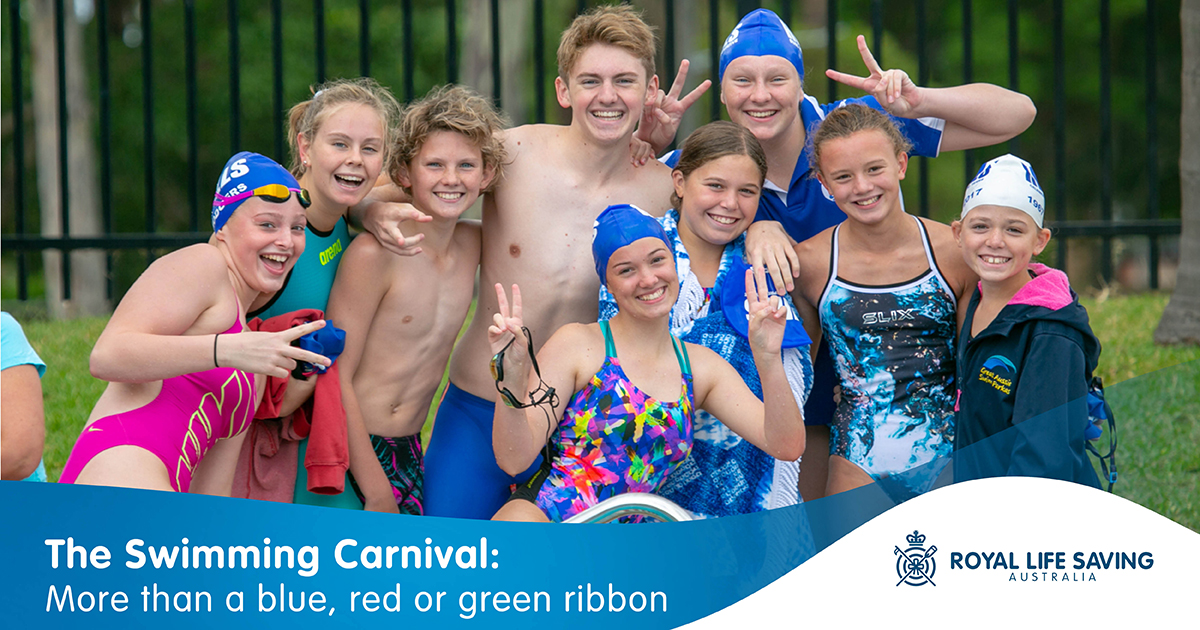 The Swimming Carnival Much More Than A Blue Red Or Green Ribbon